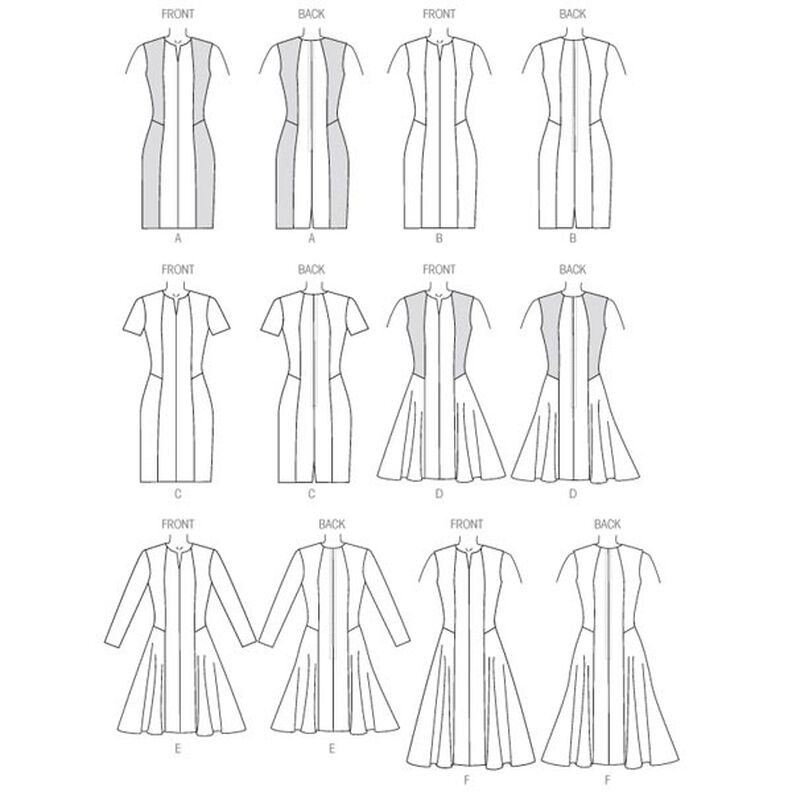 Vestidos, Vogue 9050 | 32 - 40,  image number 12