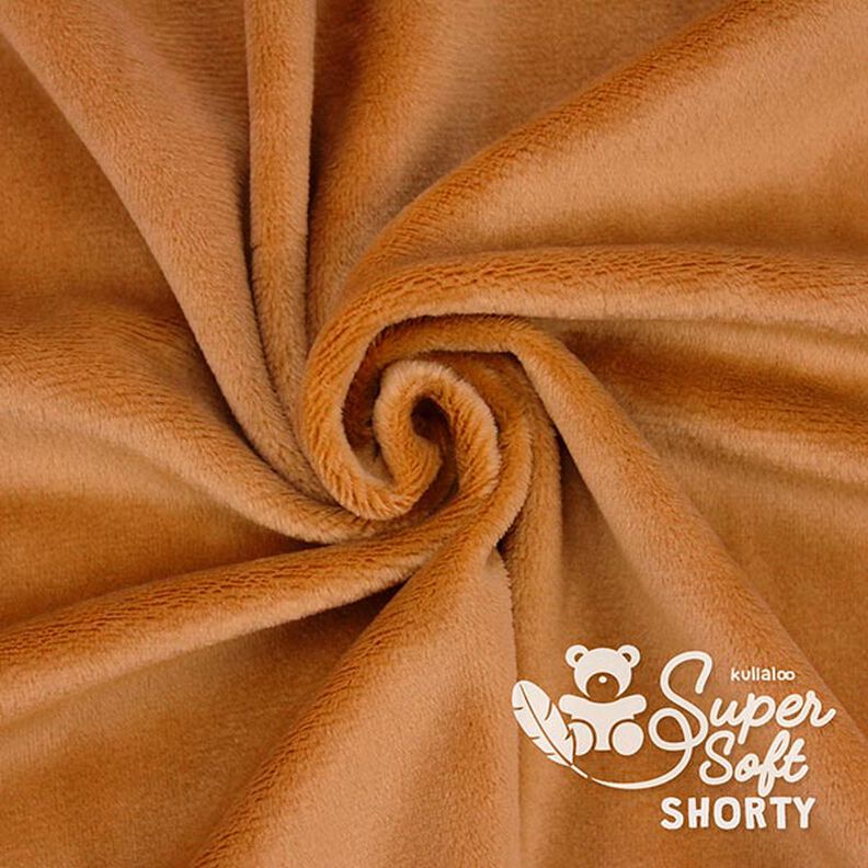 Peluche SuperSoft SHORTY [ 1 x 0,75 m | 1,5 mm ] - castanho claro | Kullaloo,  image number 2