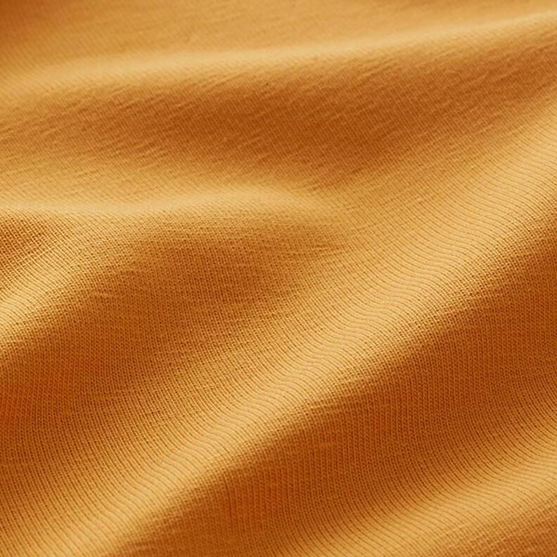 Jersey de algodão médio liso – amarelo-caril,  image number 4