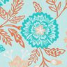 Viscose Voile Flores Tiffany – turquesa claro,  thumbnail number 5