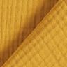 GOTS Musselina de algodão de três camadas – amarelo-caril,  thumbnail number 5