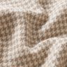 Tecido para sobretudos Mistura de lã Pied-de-poule brilhante – mocca/branco sujo,  thumbnail number 2