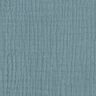 GOTS Musselina de algodão de três camadas – azul petróleo,  thumbnail number 1