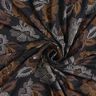 Jersey de viscose Fogos de artifício florais – preto/castanho,  thumbnail number 3