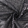 Tecido com lantejoulas micro Liso – preto,  thumbnail number 4