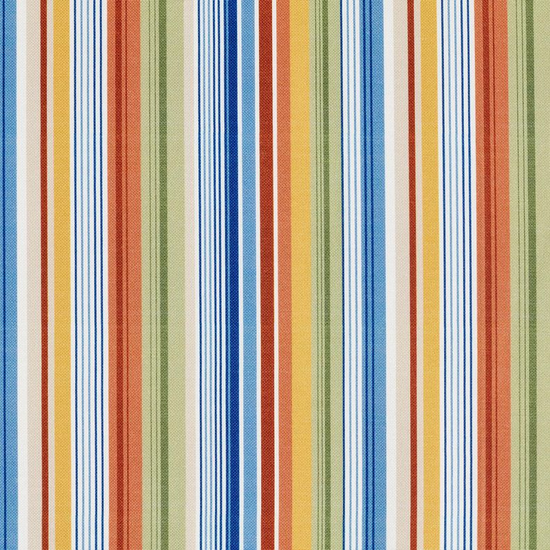 Tecido para toalhas de mesa Riscas finas – branco/azul,  image number 1