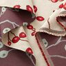 Tecido para decoração Gobelina Rosa mosqueta – bege claro/vermelho,  thumbnail number 3