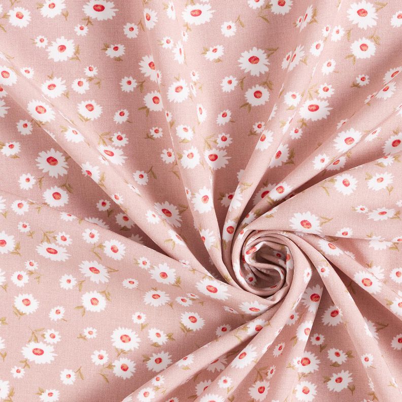 Tecido de viscose Flores delicadas – rosa-velho claro,  image number 3