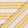 Jersey de viscose Riscas brilhantes irregulares – branco sujo/amarelo-sol,  thumbnail number 4