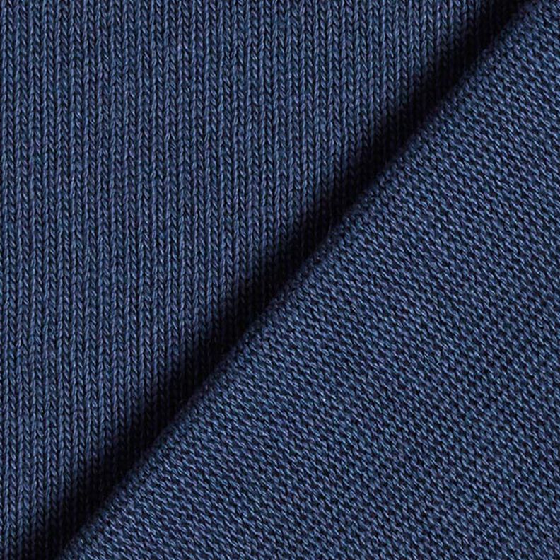 Tecido de malha de algodão – azul-marinho,  image number 3