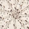 Jersey de algodão Cavalo florido com brilhantes | Poppy Fabrics – natural/dourado,  thumbnail number 3