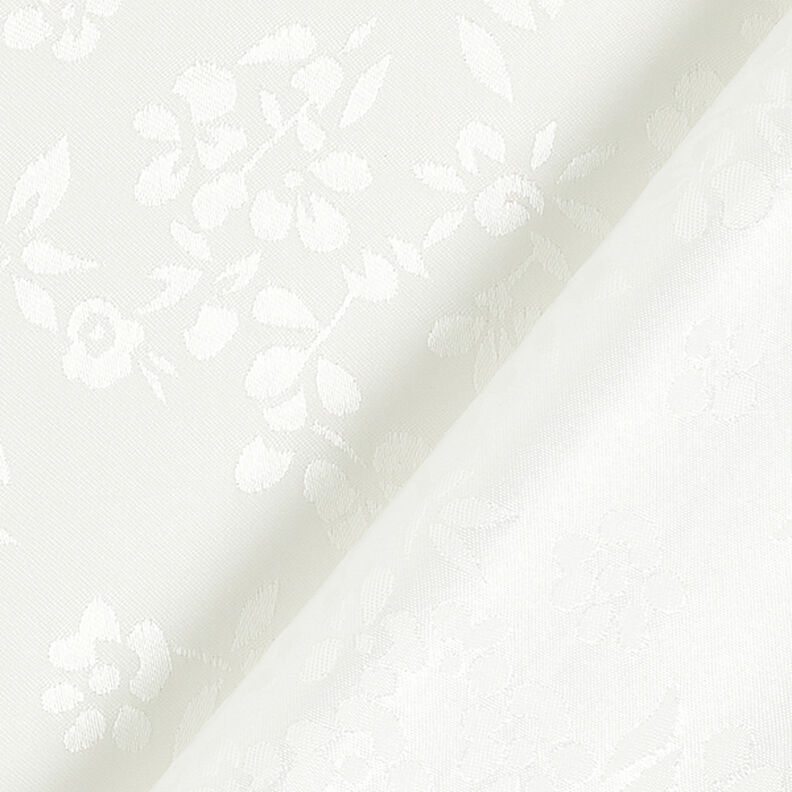Tecido para forro Cetim Flores – branco,  image number 4