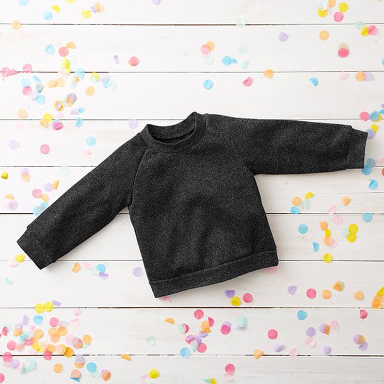 Sweatshirt Glitter – preto,  image number 7