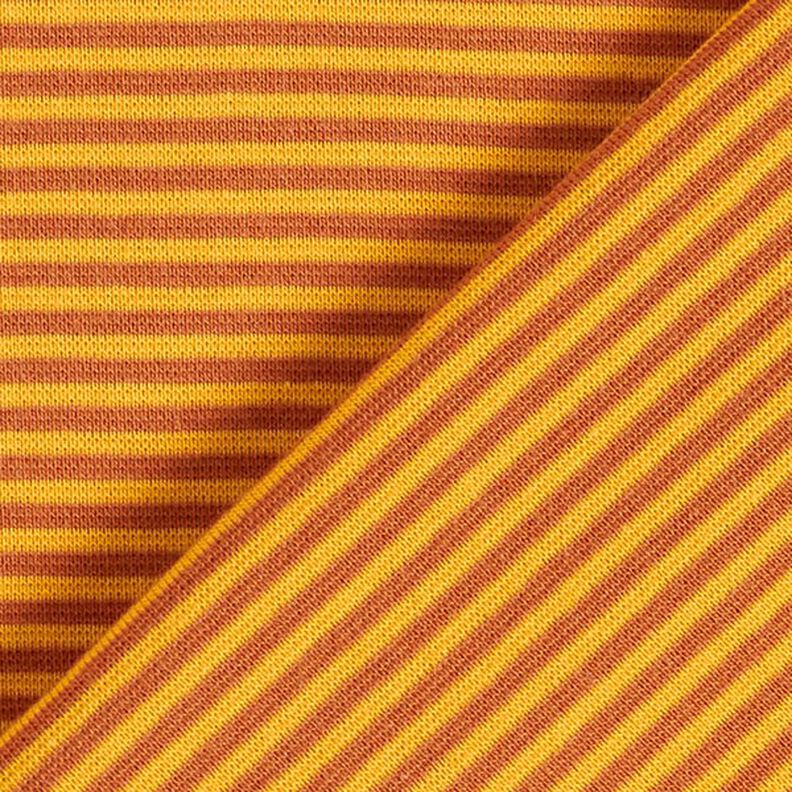 Bordas Tecido tubular Anéis estreitos – terracota/amarelo,  image number 4