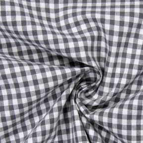 Tecido de algodão Xadrez Vichy 0,5 cm – cinzento-pérola/branco, 