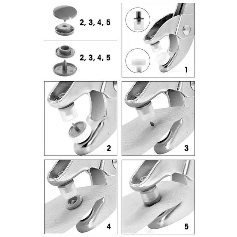 Botões de pressão Color Snaps 2 – branco | Prym,  image number 4