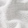Tecido de algodão Bouclé Quadrados – branco,  thumbnail number 2
