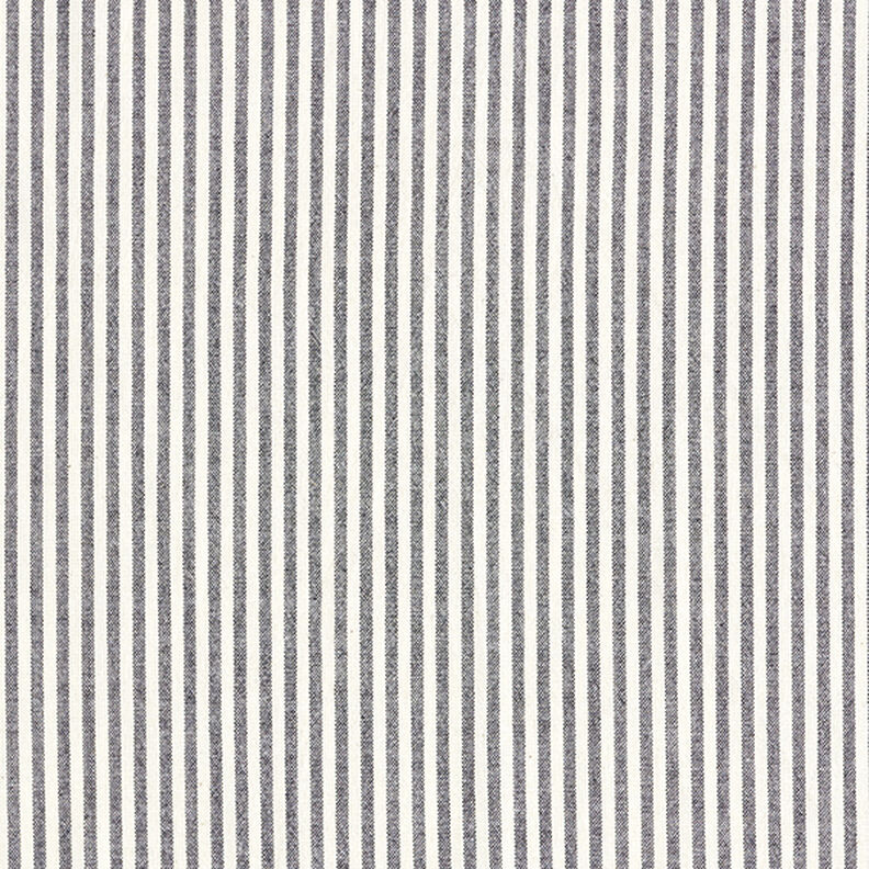 Mistura de viscose e algodão Riscas – preto/branco sujo,  image number 1