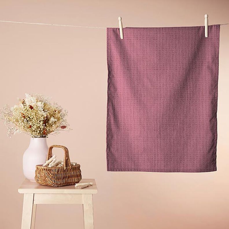 Tecido piqué em favo – rosa,  image number 6