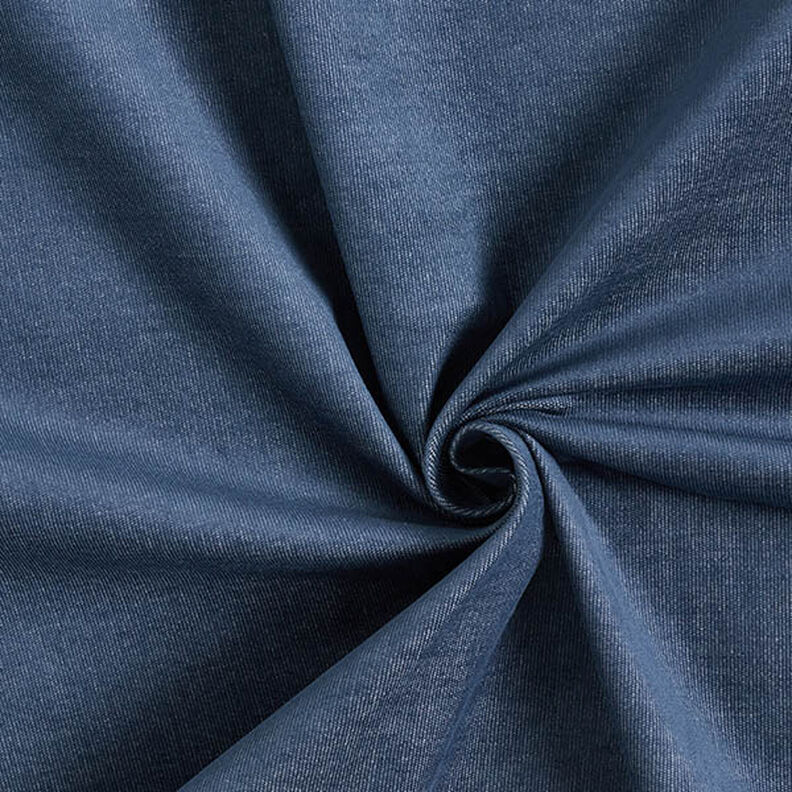 Look jeans de bombazine fina elástica – azul ganga,  image number 1