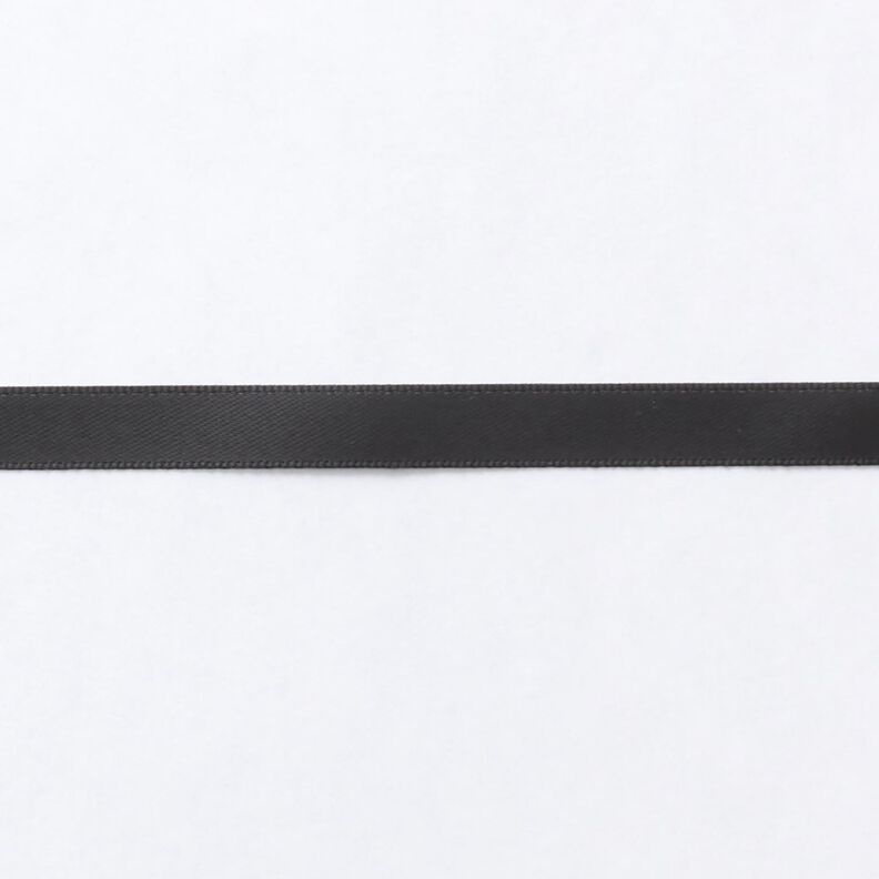 Fita de cetim [9 mm] – preto,  image number 1