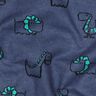 Flanela de algodão Dinossauros atrevidos | Poppy Fabrics – azul ganga/verde esmeralda,  thumbnail number 2