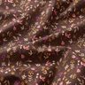 Tecido de algodão Cretone Ramos pequenos – castanho escuro/uva,  thumbnail number 2