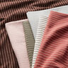 Tecido para blusas Mistura de algodão Riscas largas – cinzento/branco sujo,  thumbnail number 5