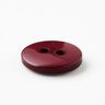 Botão redondo de 2 furos [Ø 11 mm] – bordô,  thumbnail number 2