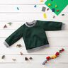Tecido polar alpino Sweater aconchegante Liso – verde escuro,  thumbnail number 8