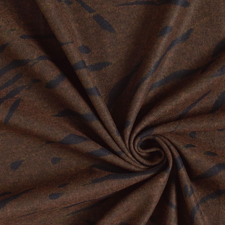 Jersey Romanit Cardado Riscas abstratas – castanho escuro,  image number 3