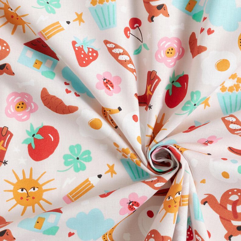 Popelina de algodão Agitação colorida– cinzento-névoa,  image number 3