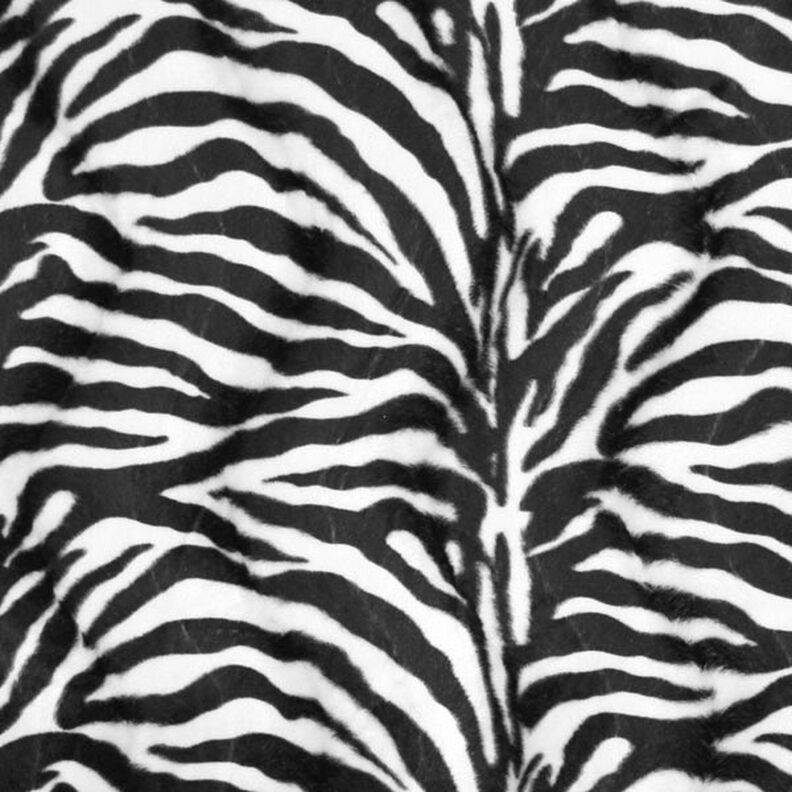Imitação de pele zebra – preto/branco,  image number 1