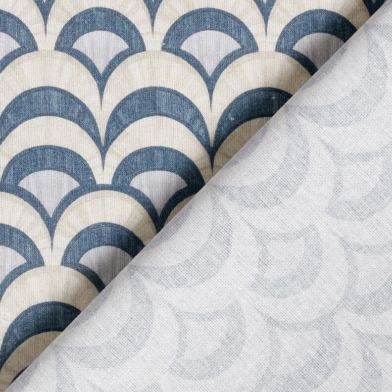 Tecido de algod&atilde;o Popelina Arcos elegantes &ndash; cinza claro/taupe claro,  image number 4