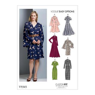 Vestido, Vogue 9345 | 32 - 40, 