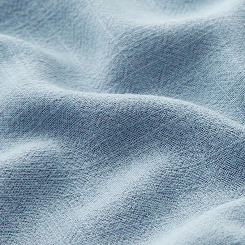 Tecido de linho e viscose – azul-pomba,  image number 3