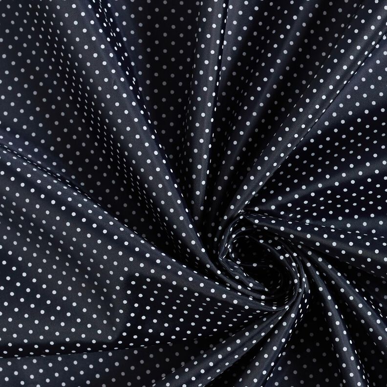 Tecido para forro Polkadots – azul-marinho/branco,  image number 3