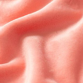 Tecido aveludado Nicki Fleece liso – cor de coral, 