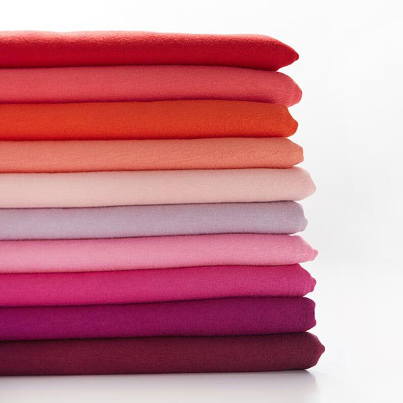 Jersey de algodão Médio Liso – vermelho,  image number 4