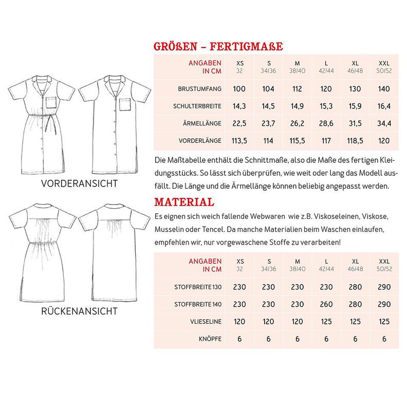 FRAU ISLA Vestido-camisa com lapela | Studio Schnittreif | XS-XXL,  image number 8