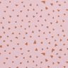 Jersey de algodão Corações em espiral – rosa-velho claro,  thumbnail number 1