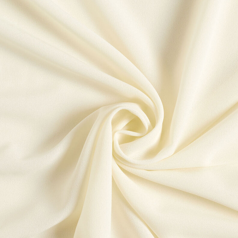 Crepe Georgette – creme,  image number 1