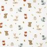 Musselina/ Tecido plissado duplo Animais da floresta Impressão Digital | Poppy Fabrics –,  thumbnail number 1