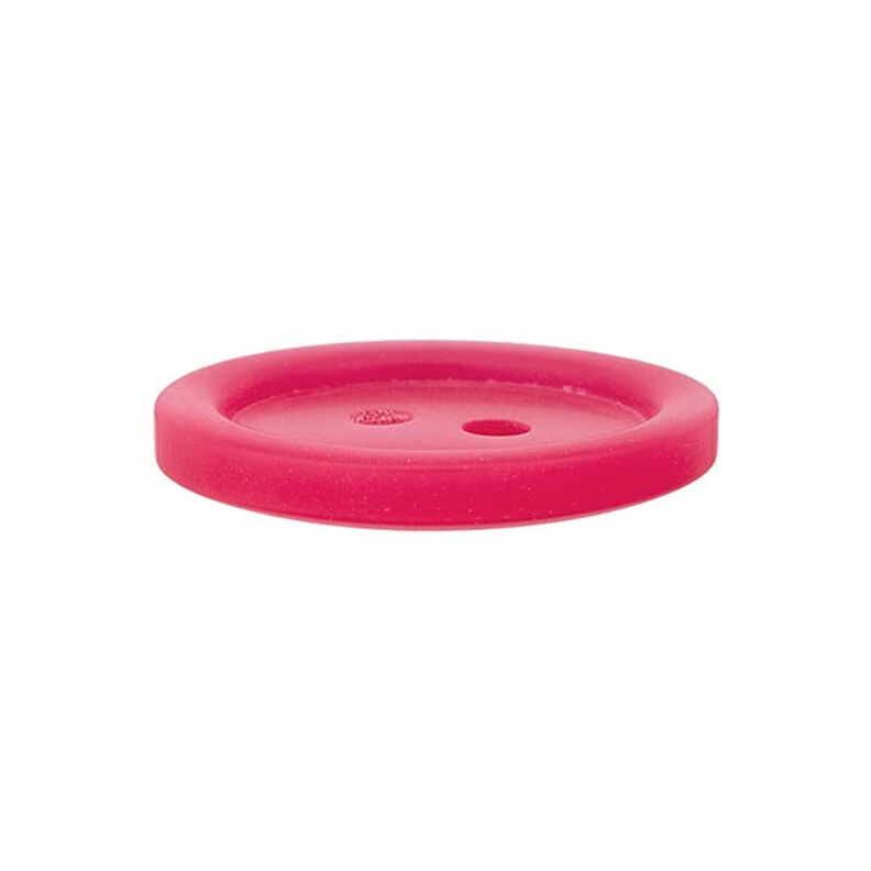 Botão de plástico 2 furos Basic - rosa-forte,  image number 2