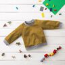 Tecido polar alpino Sweater aconchegante Liso – amarelo-caril,  thumbnail number 8