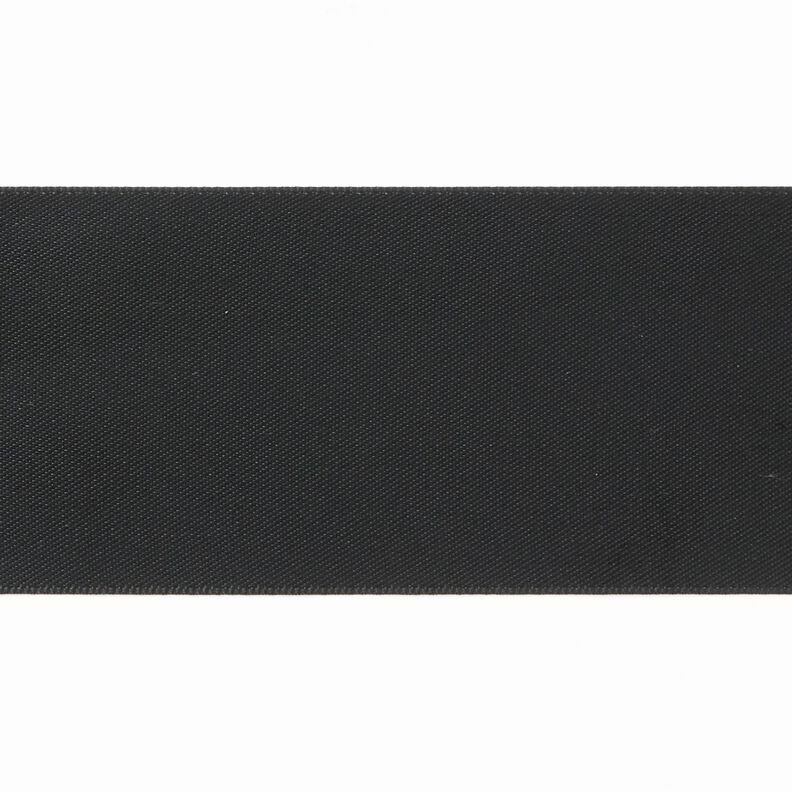 Fita de cetim [50 mm] – preto,  image number 1