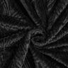 Pelo artificial Linhas onduladas – preto,  thumbnail number 3