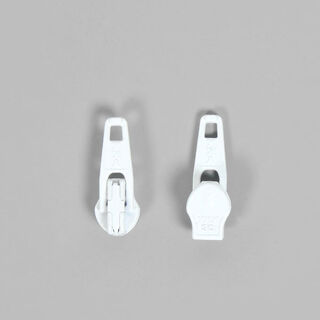 Cursor metálico (501) – branco | YKK, 