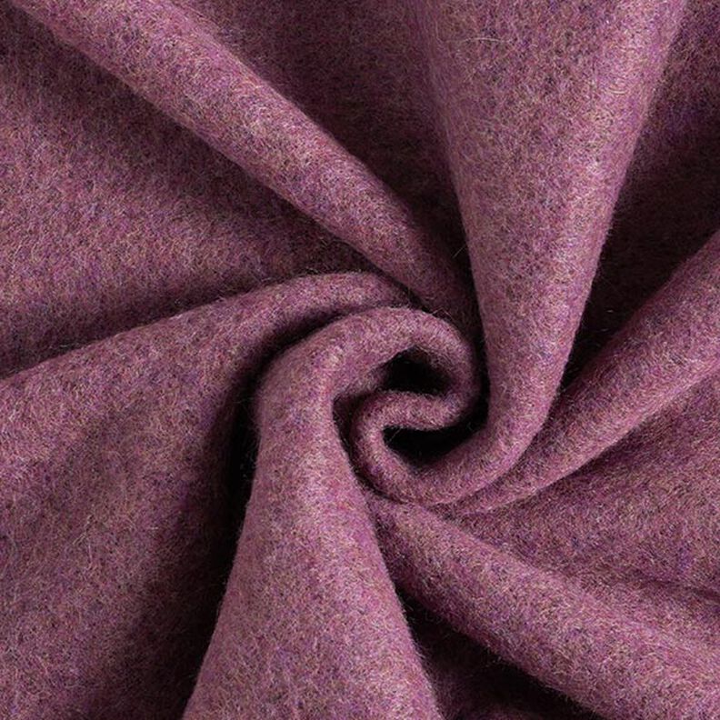 Mistura de lã pisoada Melange – uva,  image number 1