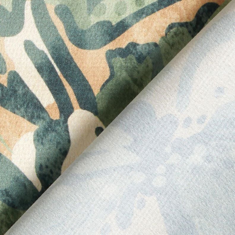 Flores marinhas em crepe acetinado – verde amarelado/bege,  image number 4